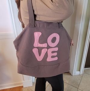 Life is Good "LOVE" canvas bag